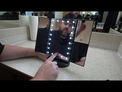 ESPEJO LED "MAQUÍLLATE" DE AUMENTO 4 EN 1