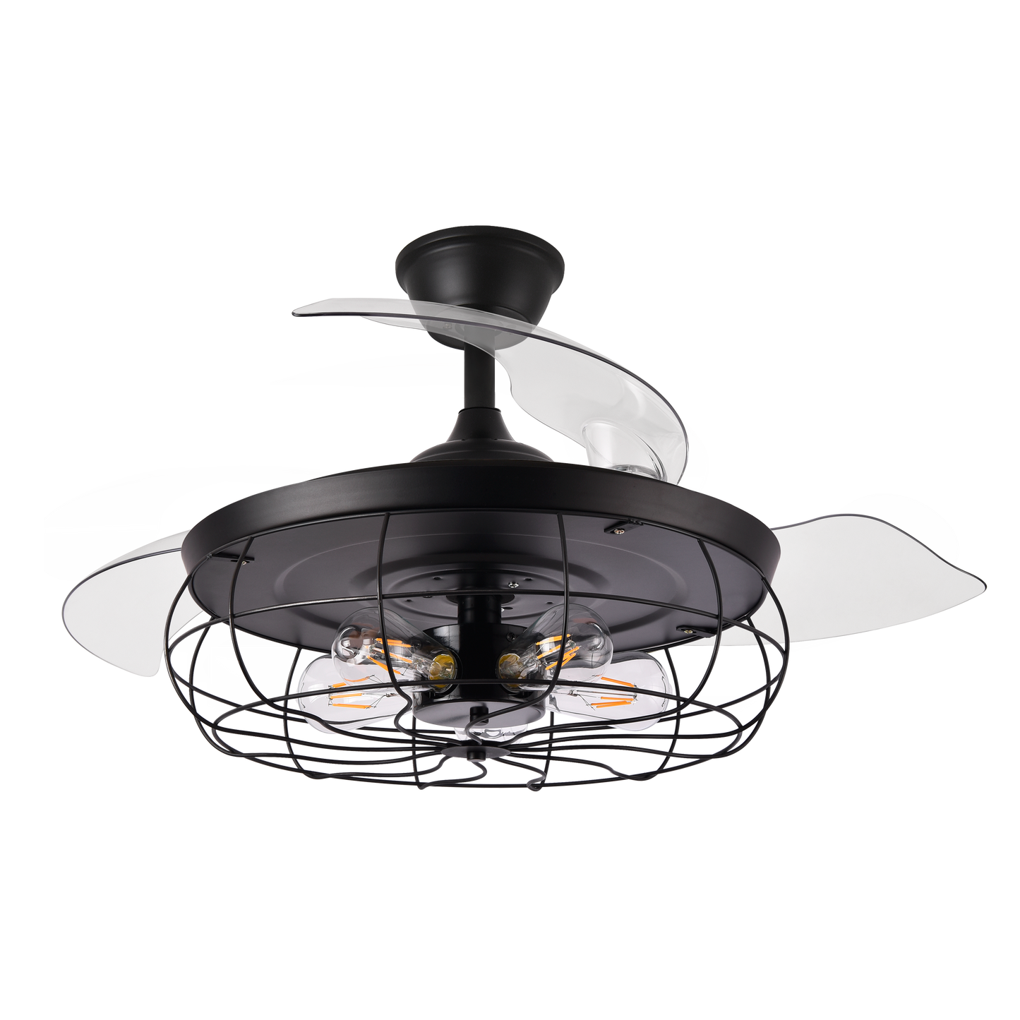 Ventilador de techo aspas retráctiles estilo VINTAGE