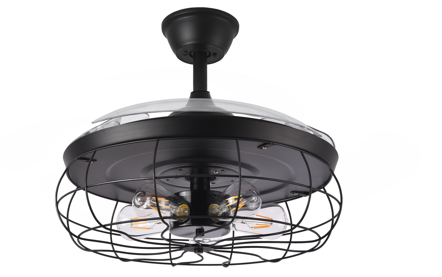 Ventilador de techo aspas retráctiles estilo VINTAGE