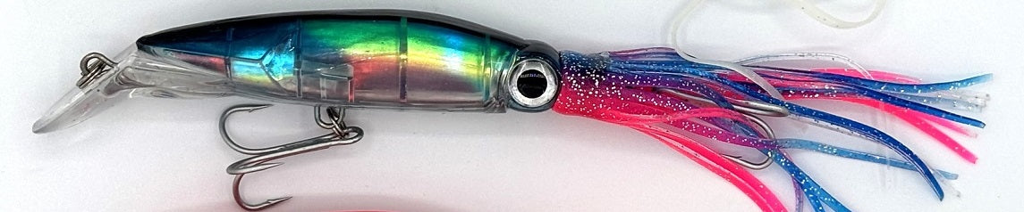 Calamar Cristal para curricán fondo 19cm