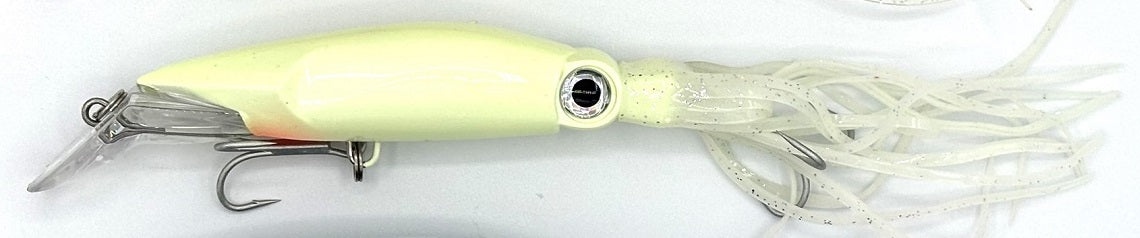 Calamar Cristal para curricán fondo 19cm